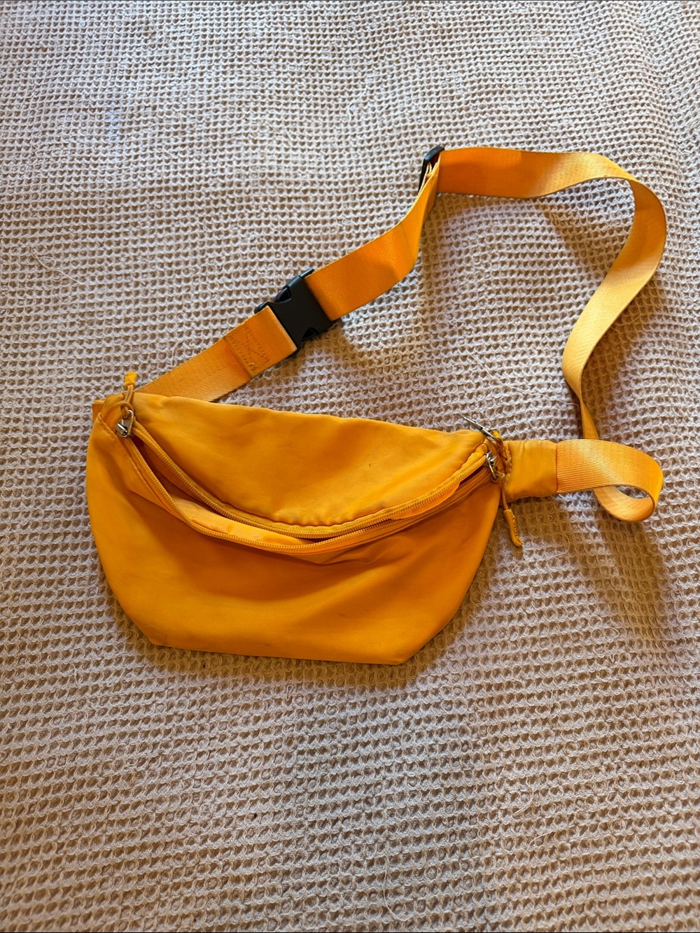 Vibrant Yellow Convertible Crossbody Sling Bag